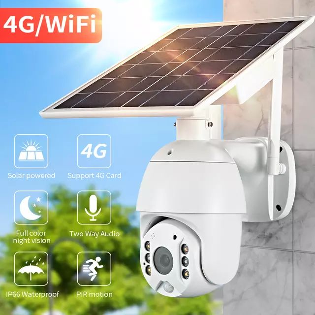 Wireless CCTV Security Camera Wifi HD 1080 Outdoor 4G SIM