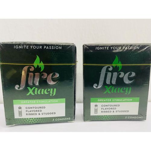 Fire Xtacy Male Condom- 6 Packs