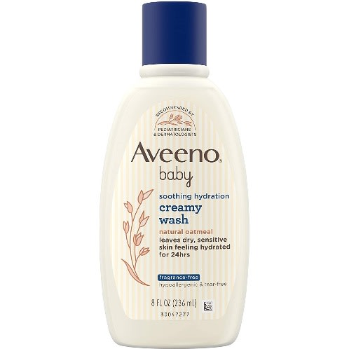 Baby Soothing Hydration Creamy Body Wash With Natural Oatmeal For Dry Skin - 8 Oz