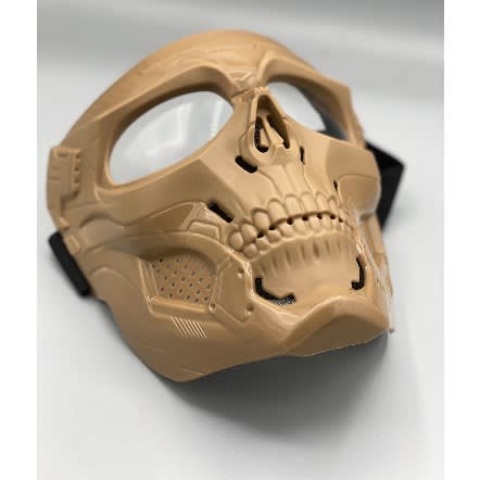Men’s Party Silicon Face Mask - Brown