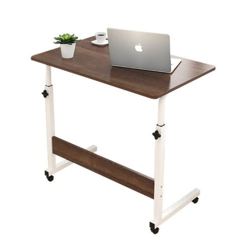 Bedside Portable Laptop Table-brown