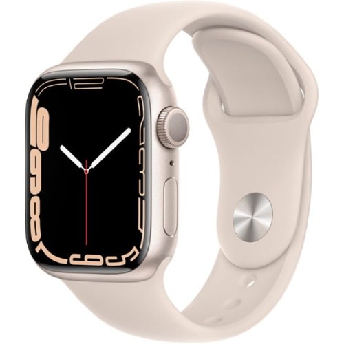 Watch Series 7 - GPS - 45mm Starlight Aluminum Case with Starlight Sport Band - Starlight