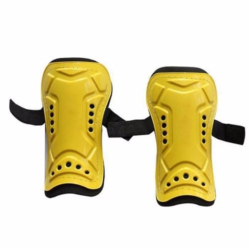 Pair of Soccer Shin Guards - Yellow