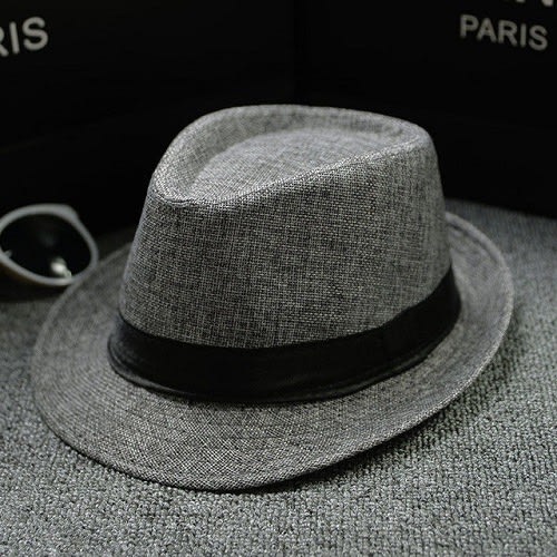 Men's  Fedora Jazz Hat - Grey