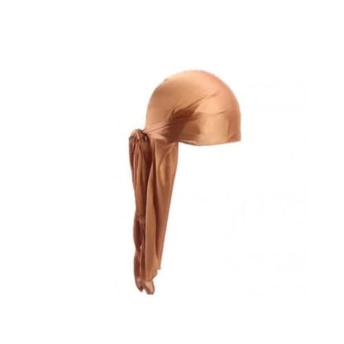 Plain Silk Durag  - Brown