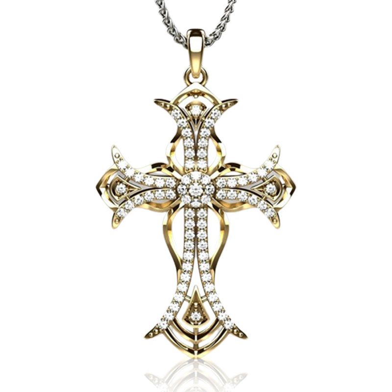 Cross Pendant Necklace Faith Women Men Religious Gifts Birthday Gifts For Women