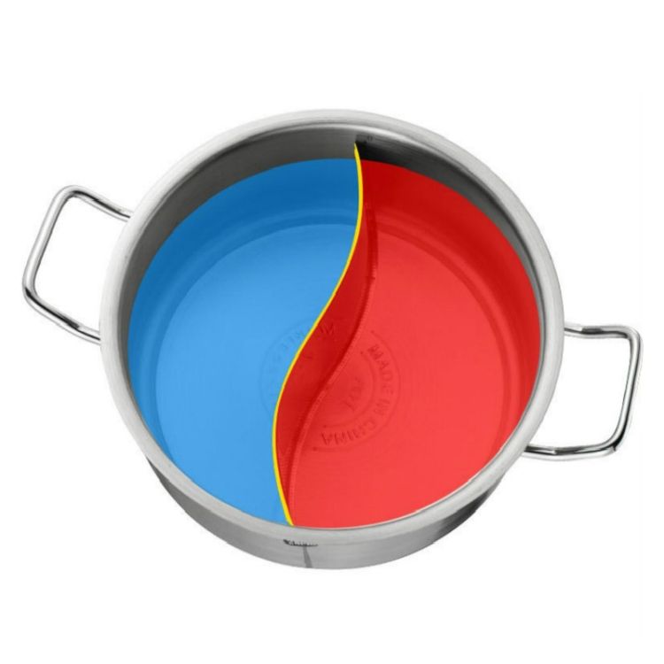 Thickened Bottom Grid Pot