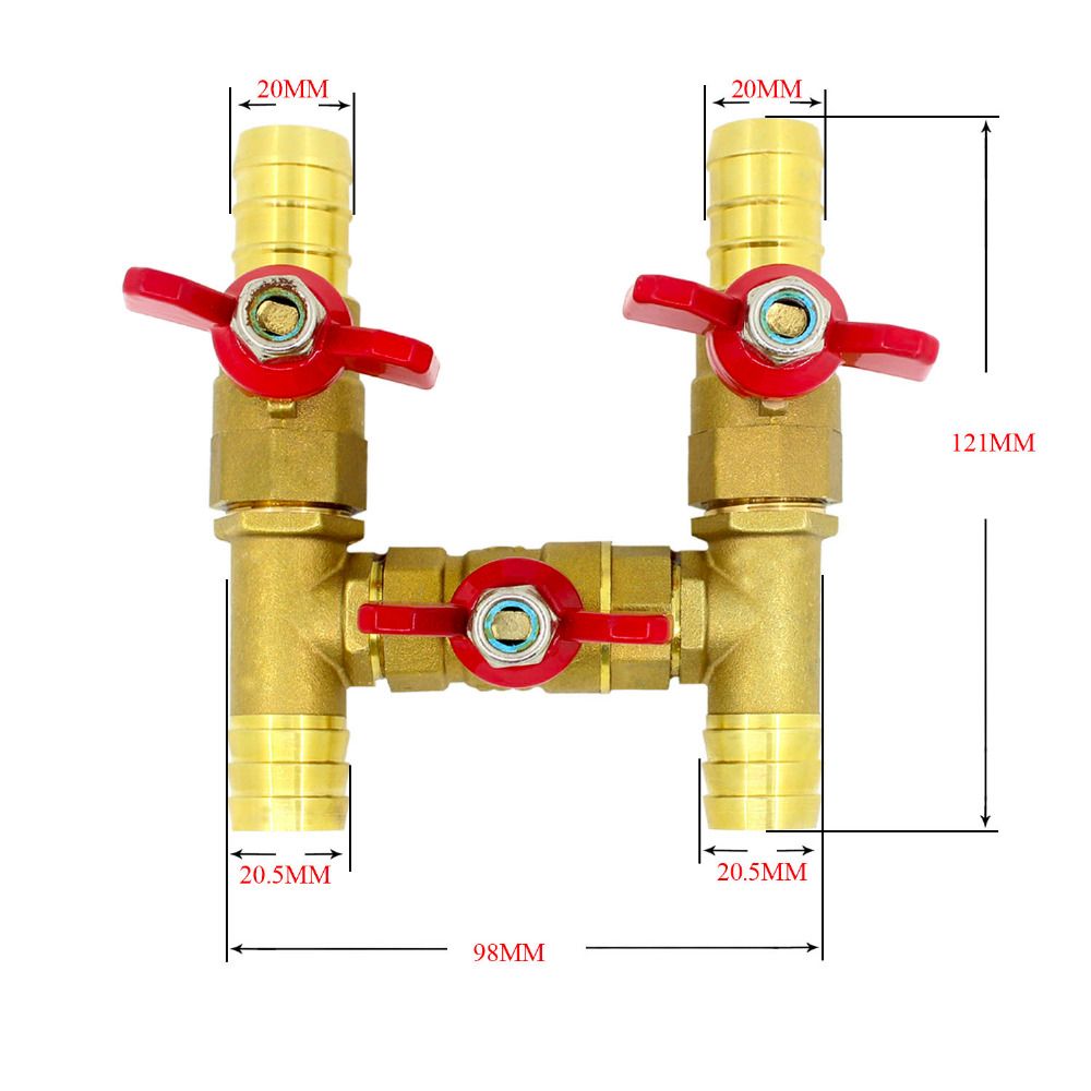 H Type Valve Switch Valve Change-over Valve Brass Valves