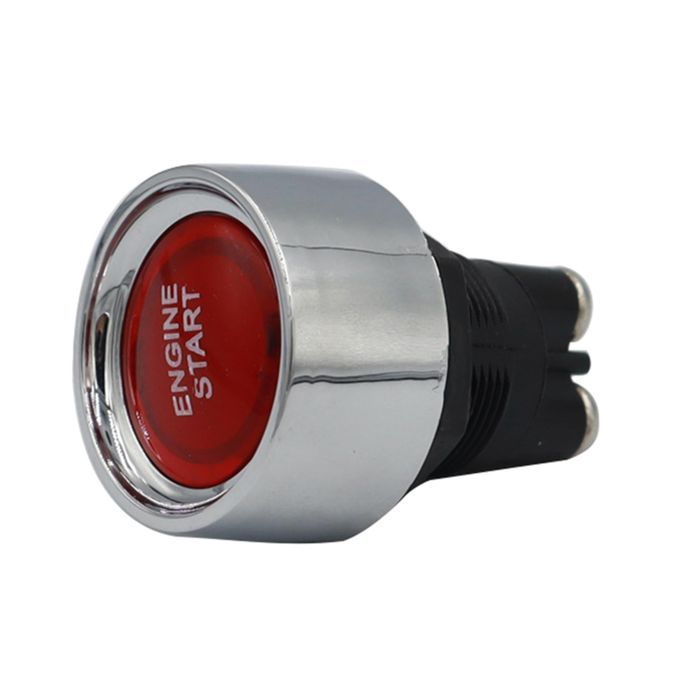 Start Engine Button 12/24V LED Light Light Switch Push Start Red