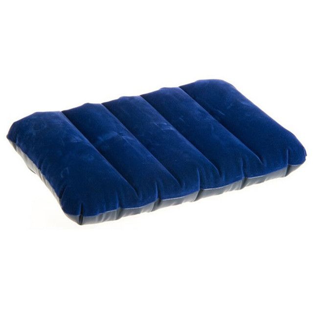 46x30cm Portable Inflatable Pillows Mat Thicken Solid Color
