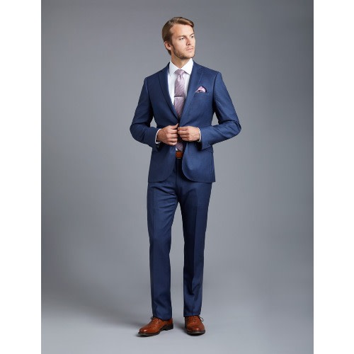 Check Blue Suit