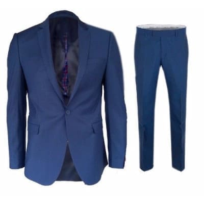 Men's Formal Slim Fitted Suit - Navy Blue