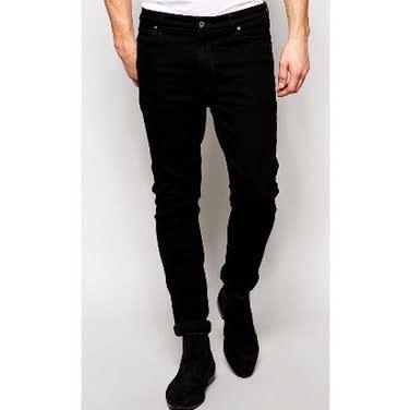 Men's Slim Fit/Pencil Jeans  - Black