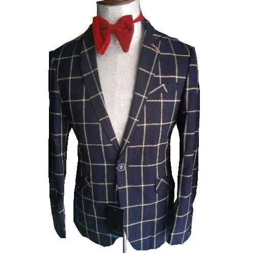 Check Longsleeve Blazer