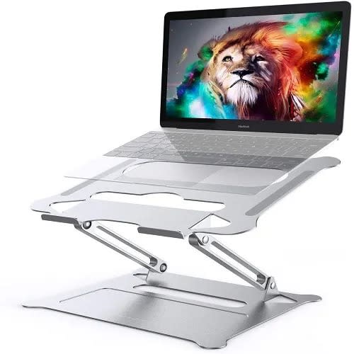 Ergonomic Laptop Adjustable Stand Made With Alloy Aluminum Steel - LS515