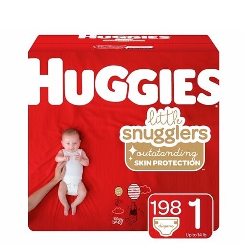 Little Snugglers Baby Diaper - Size 1 - 198 Count