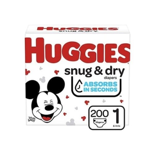 Huggies Snug & Dry Diapers - Size 1- 200 Count