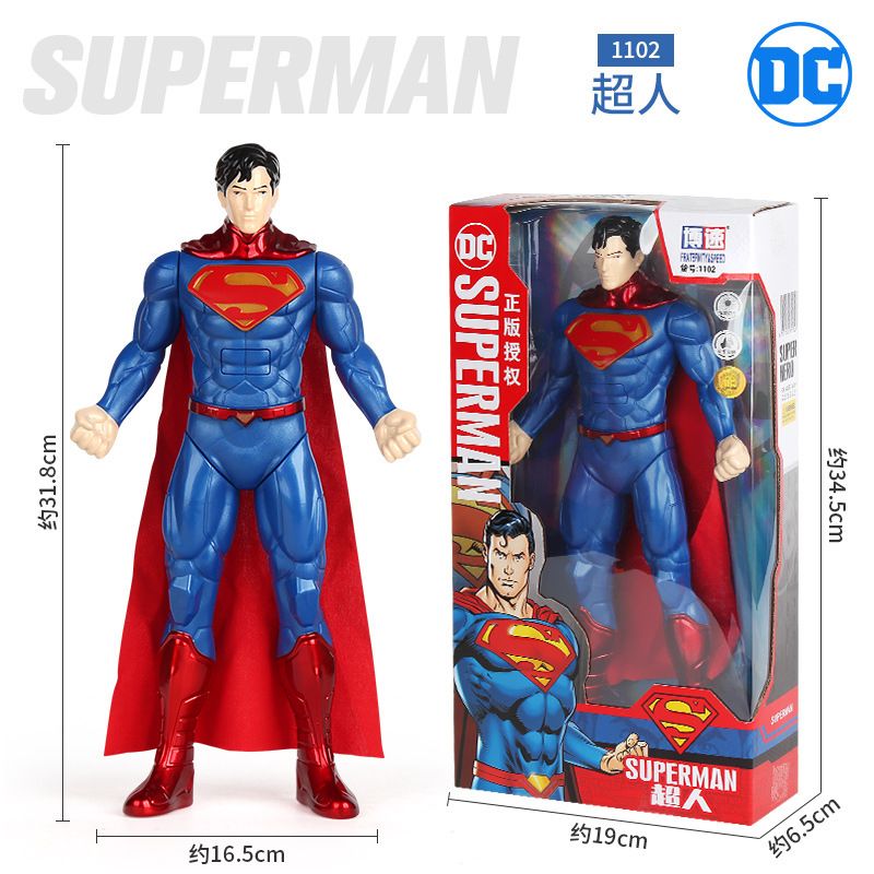 Disney Superhero Figure Model Superman Green Light Flash