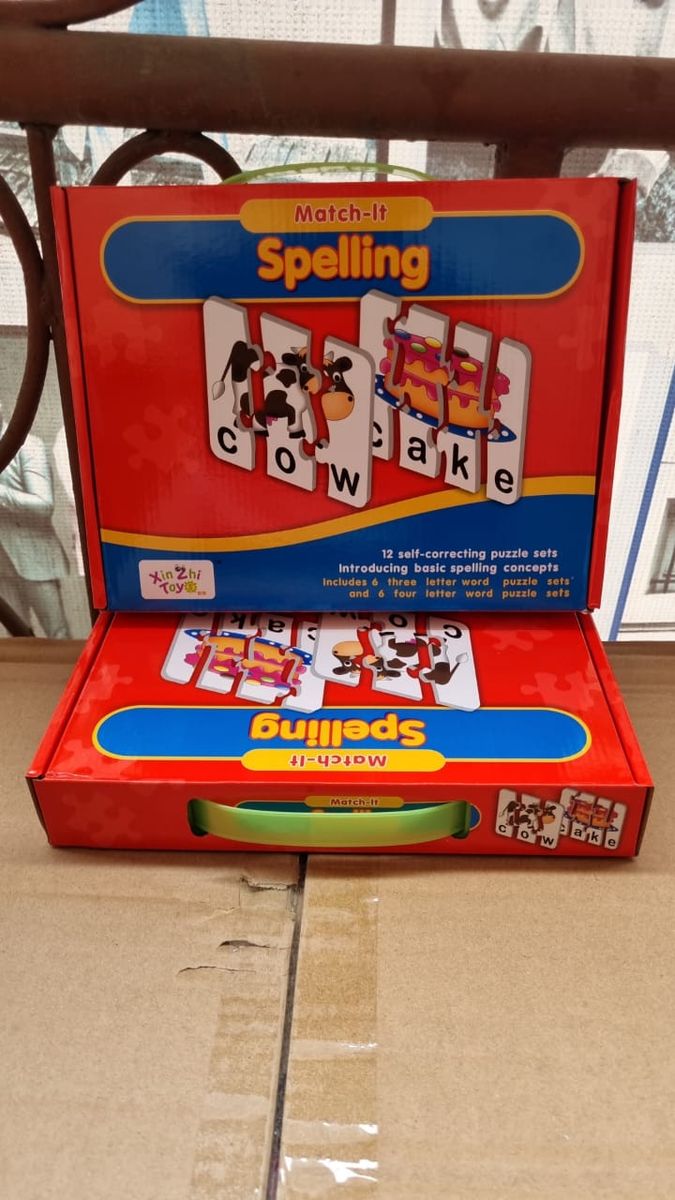 Match It Spelling Toys  For Children
