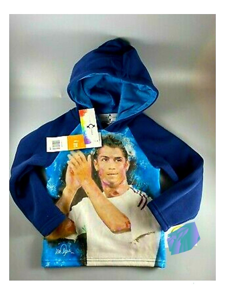 Boys Kids Cristiano Ronaldo Football Hoodie