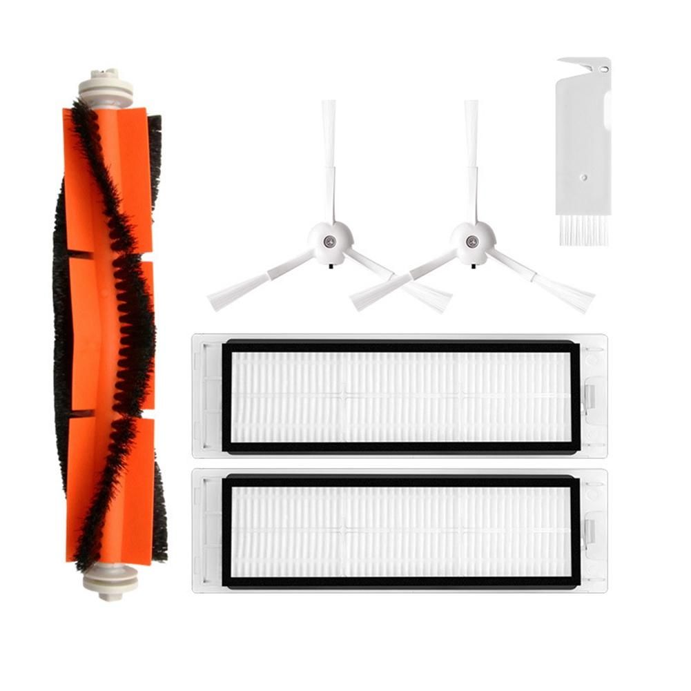 6PCS Side Brush Main Brush Rag Filter Screen Cleaning
