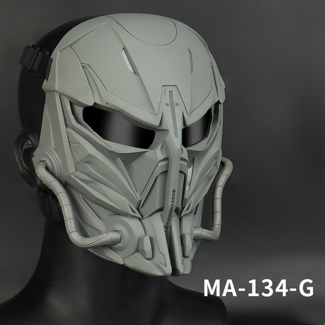 Airsoft Paintball Hunting Mask Tactical Mask Motorcycle  Gole Ary War Game Protective Full Face Combat Face Shield