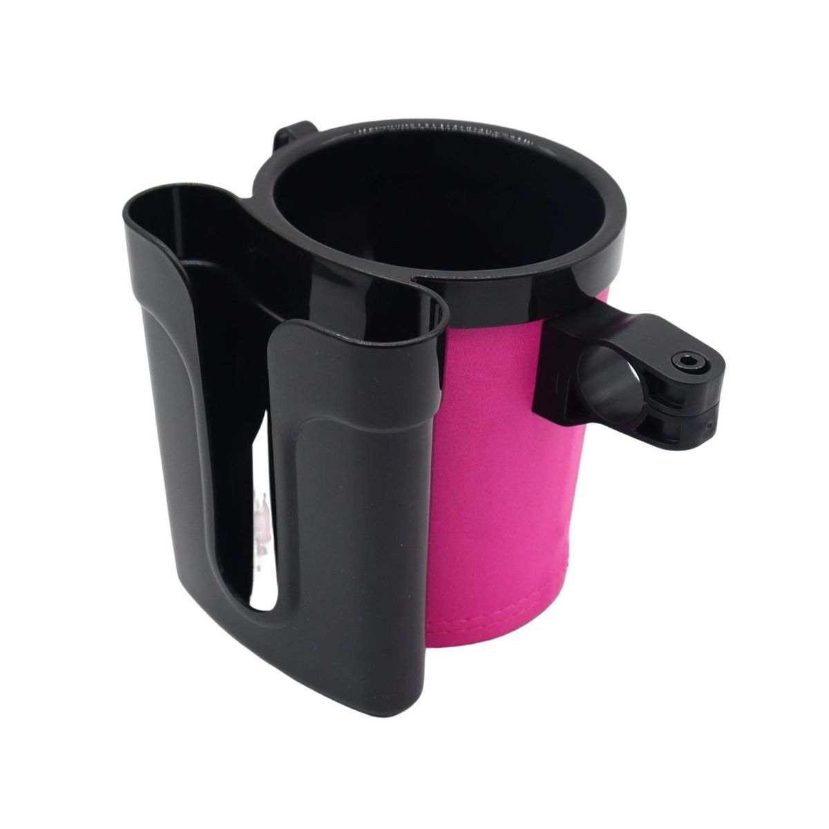 3-in-1 Bike Cup Holder Bike Essentials Multi-functional for Cyclists Rose Red