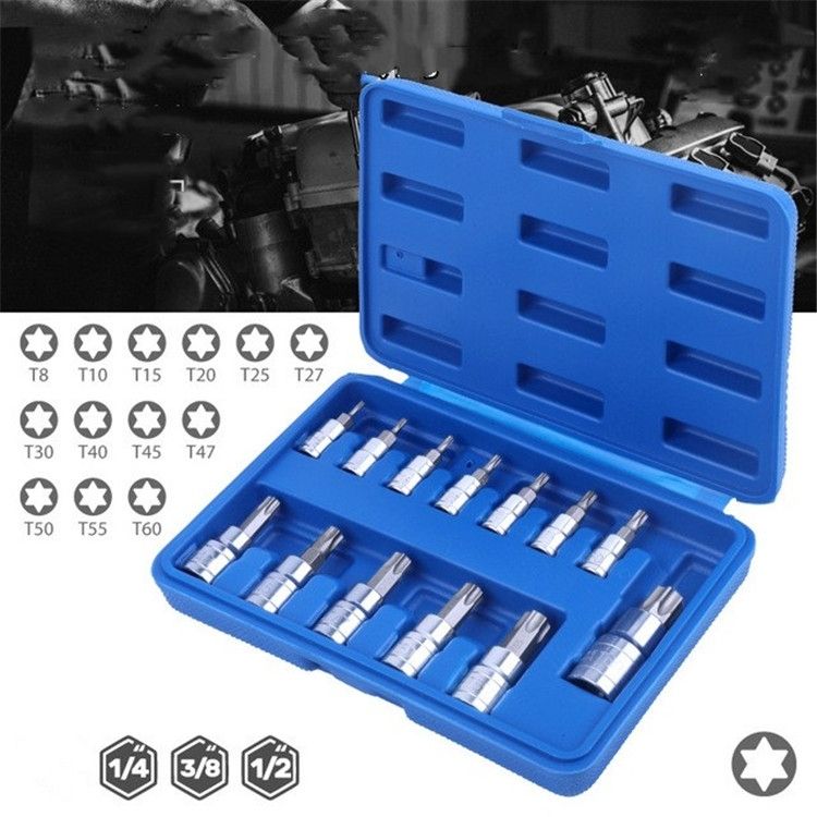 13 In 1 Flower Shape Hexagon Socket Screwdriver Sleeve Bit Set 13 In 1 Hexagon Socket Bit Set