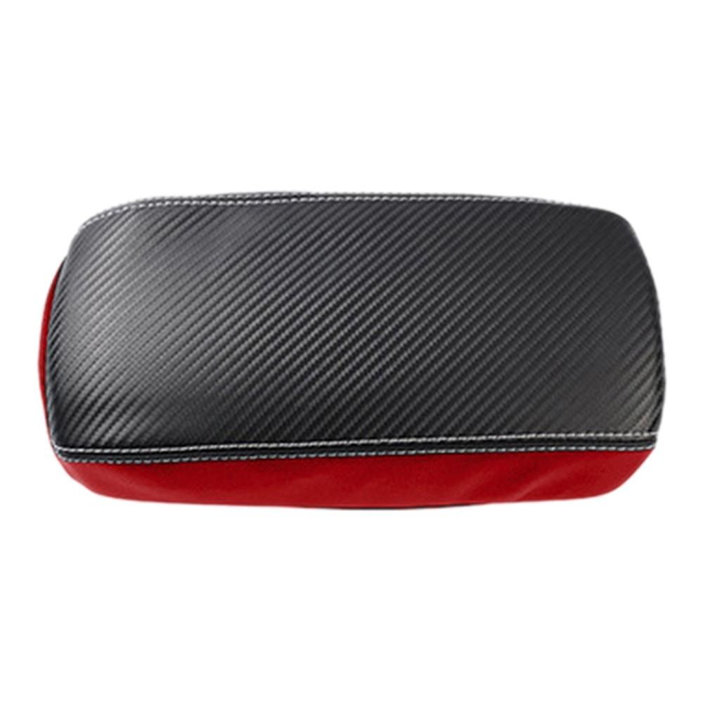 Car Carbon Fiber Center Console Lid Armrest Box Leather Protective Cushion Pad for Toyota Corolla Cross 2021 2022 RHD B