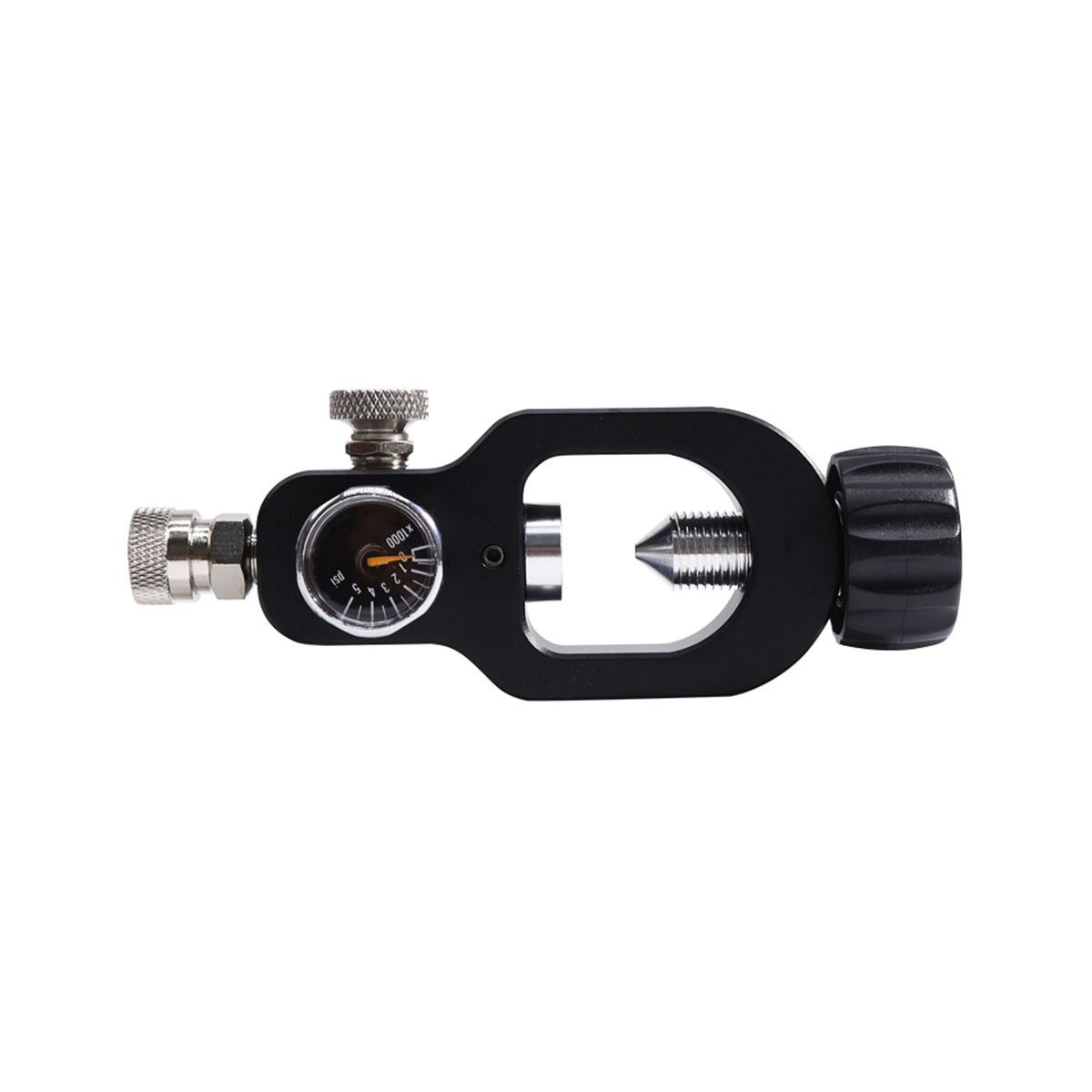 Scuba Adapter Snorkeling Diving Scuba To Small 8MM Adapter Head Valve Scuba Cylinder AdapterBlack