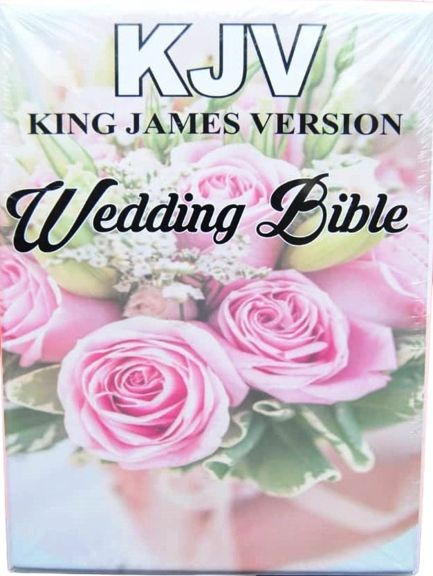 KJV White Wedding Bible (Wedding Box)