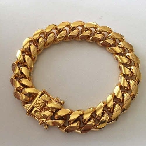 Cuban Link Bracelet - Gold