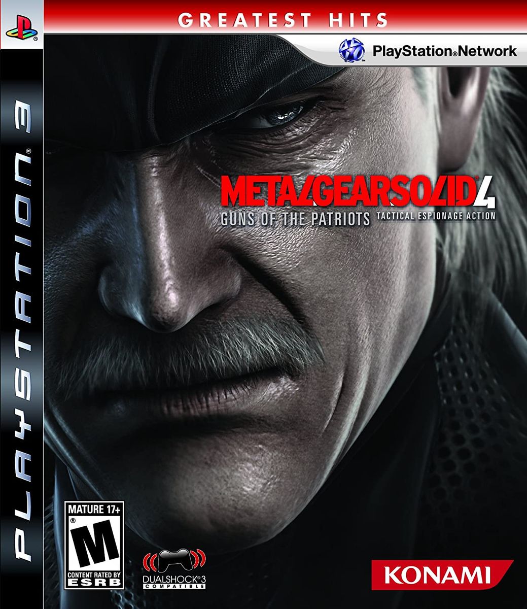 Metal Gears Solid 4 Ps3 Game