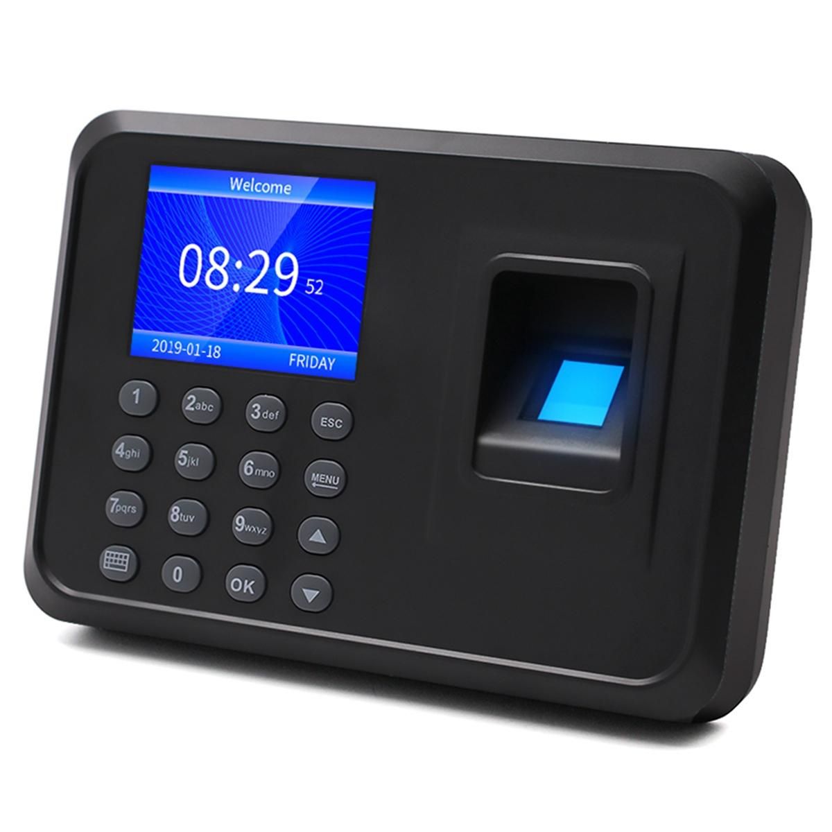 F01 Time and Attendance Machine Fingerprint Punch Card