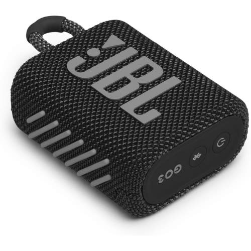 GO 3 Small Bluetooth Box - Waterproof Portable Speaker - Black