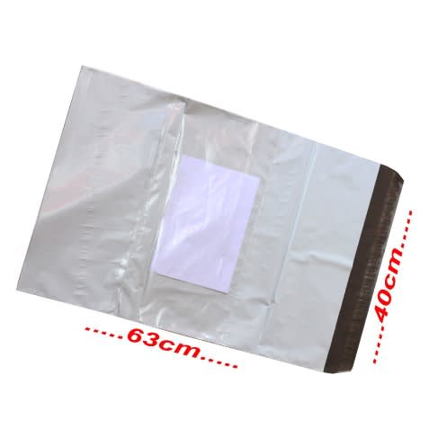 Plain Courier Bags- 25pieces -40X63cm A2:Large + Invoice Pocket