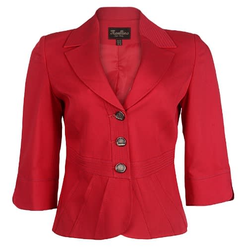 Mavellino Women's Blazer -Red