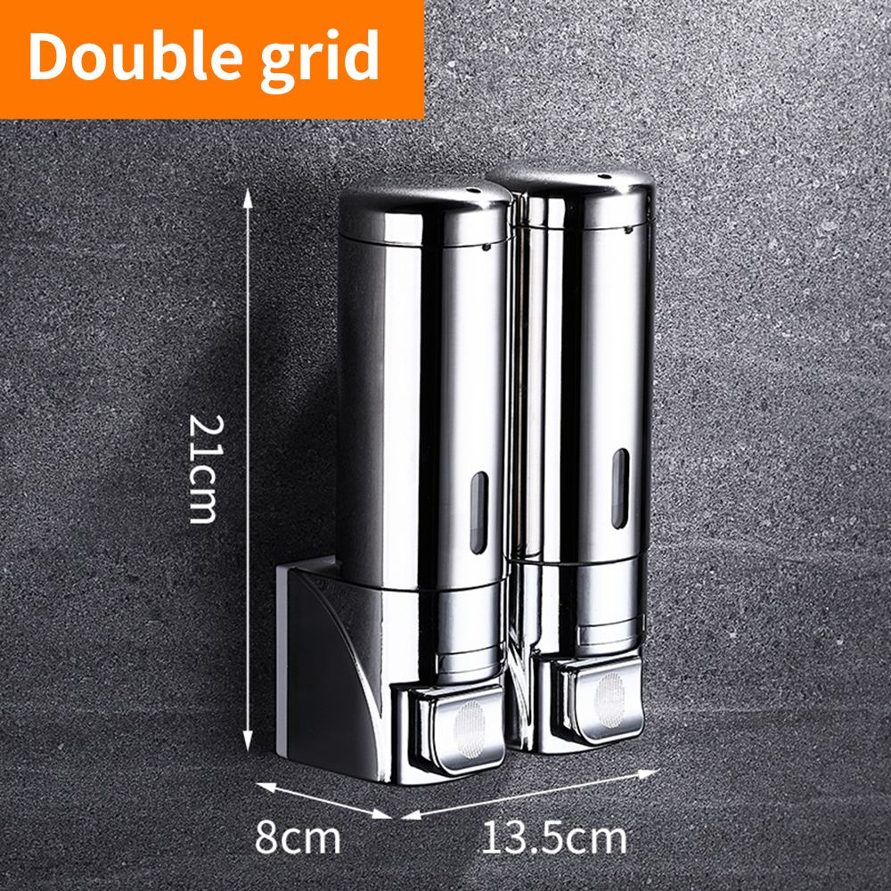 Manual Press Liquid Soap Dispenser Deck Mounted Counter Soap Dispenser For Kitchen Stainless Steel Bottle Bathroom Liquid Foam