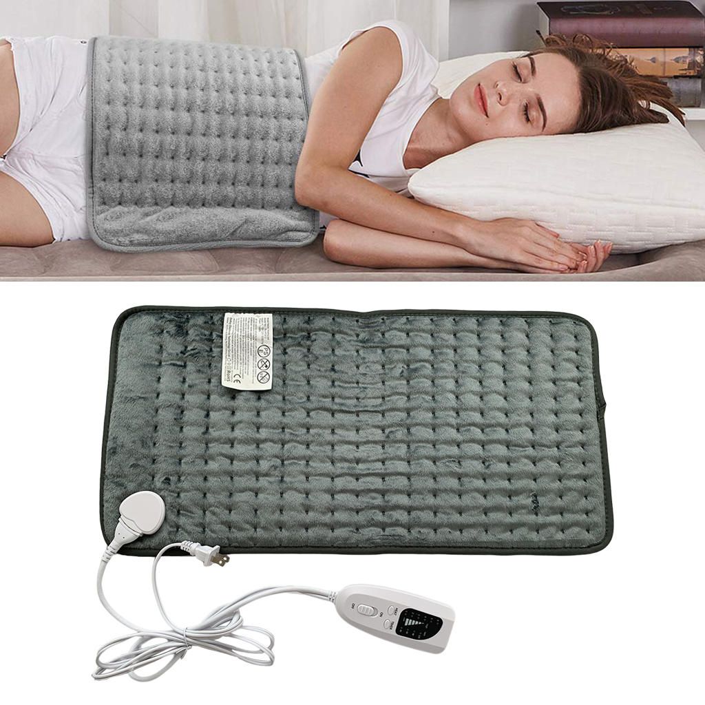 Electric Heat Pad Large 60x30cm Mat Back Pain Relief 6 Settings US