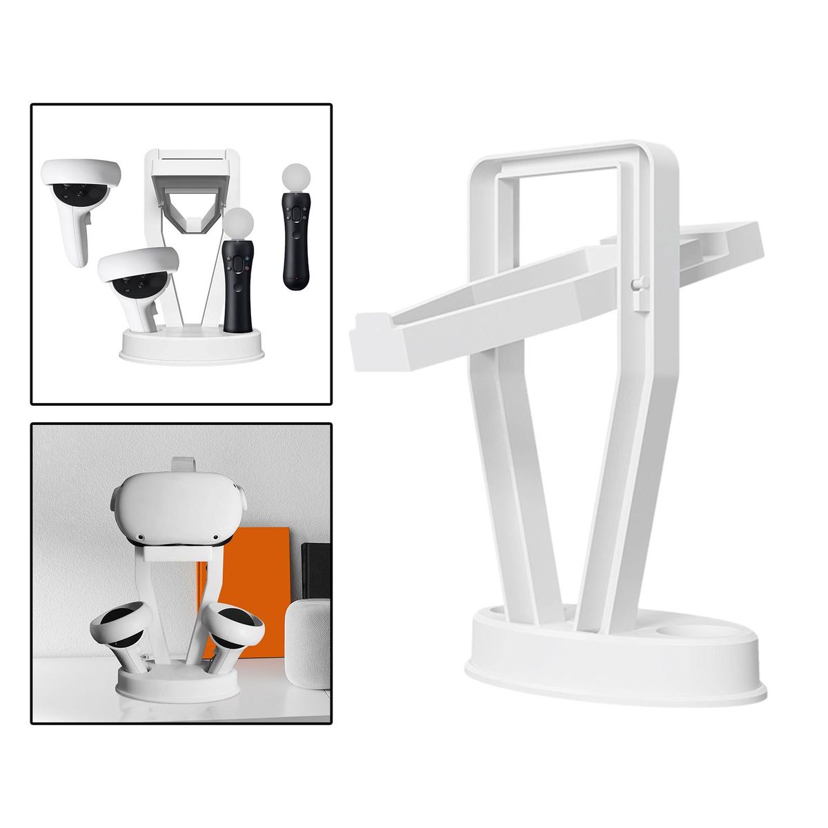 Upgraded Controller Stand Storage Mount For Oculuss Quest 2/PS White