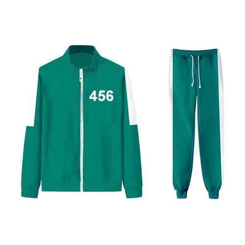 Unisex Squid Game 2 Piece Tracksuit Costume