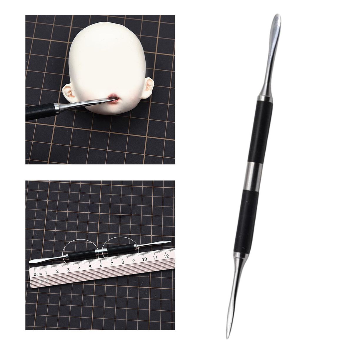 Polymer Modeling Tool Spatula Shapers Stainless Steel Clay Sculpting