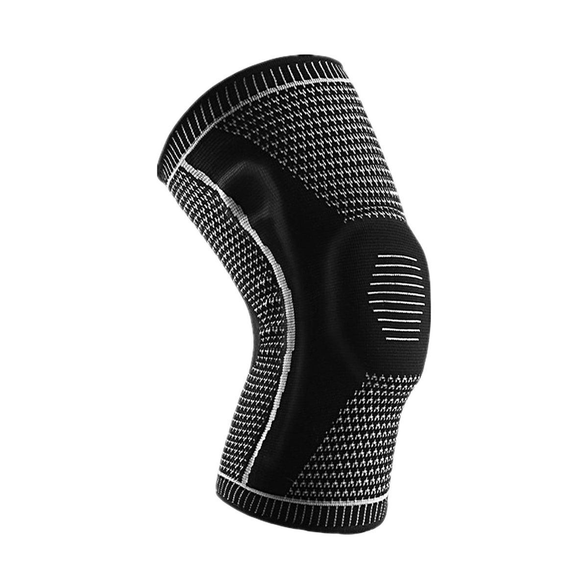 1Pc Knee Guard Sports Compression Knee Pad Black