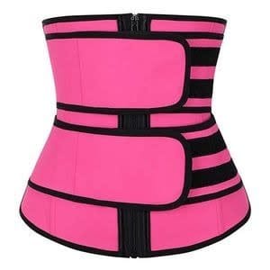 Waist Trainer Corset And Trimmer - Pink