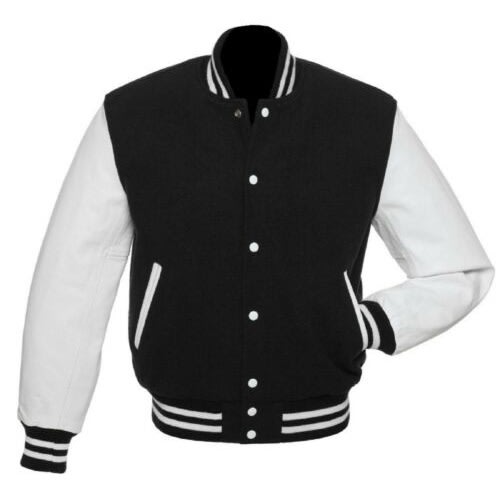 Correctshapers Varsity Jacket -Black And White