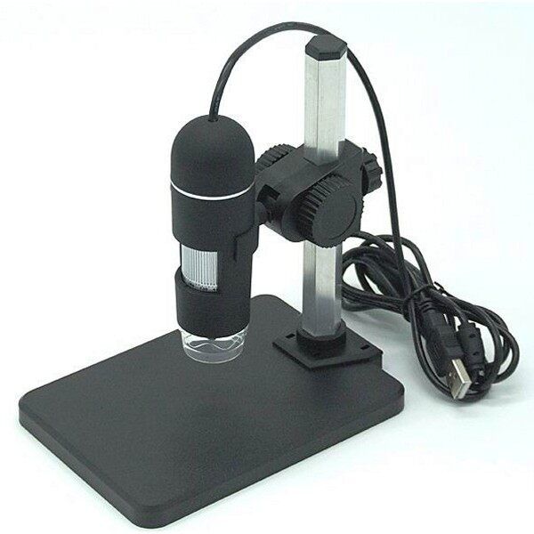 20-200X USB 2MP 8 LED Digital Microscope Endorscope Magnifier For Circuit Board Repair