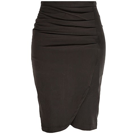 Olumi - Drape Skirt - Grey