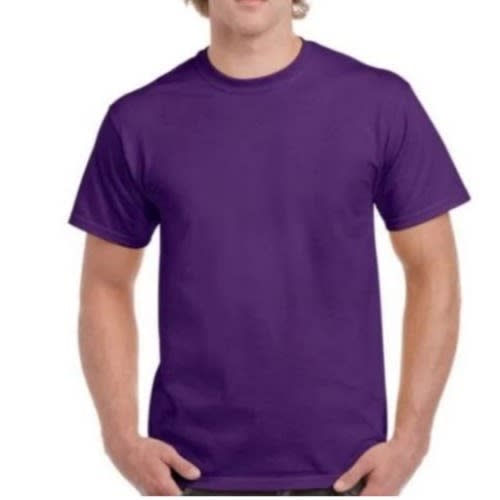 Plain T-shirt 100% Cotton - Purple