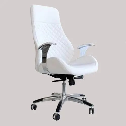 Executive Office Leather Chair - White