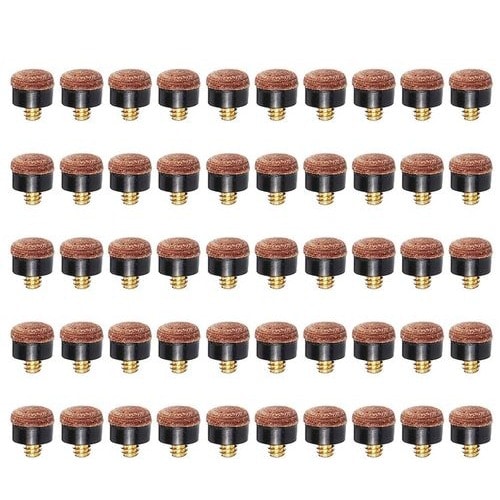 Snooker Screw Tips - 12mm - 50 Pieces